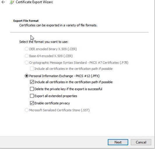 Azure disk encryption using AAD app with custom certificate